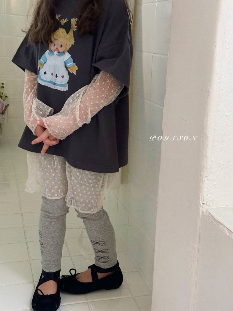 poisson / ribbon leggings【for  kids &Jr.】