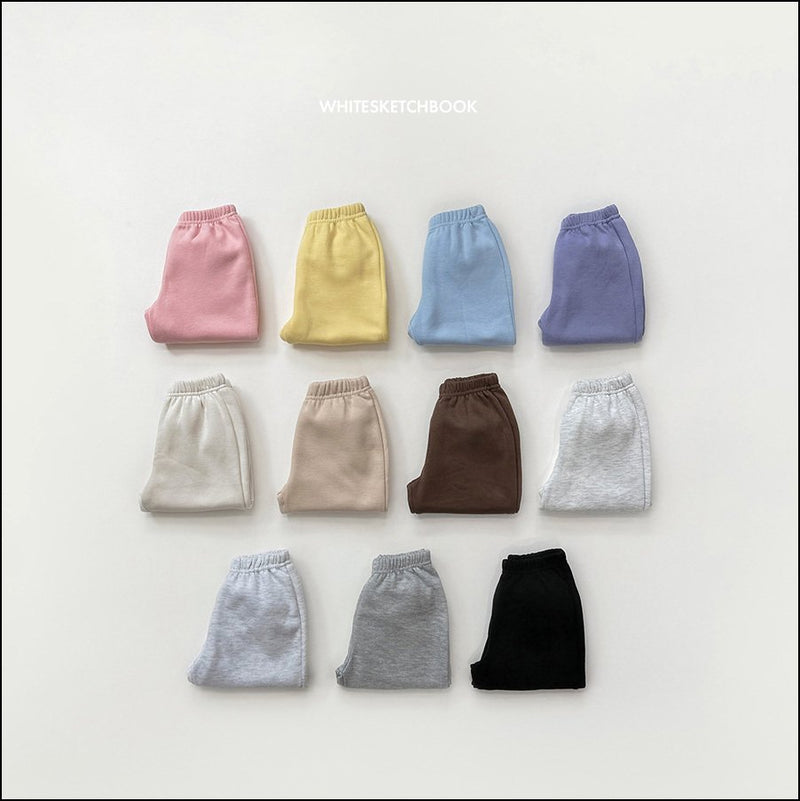 white sketch book / bosong jogger pants【for kids&Jr.】