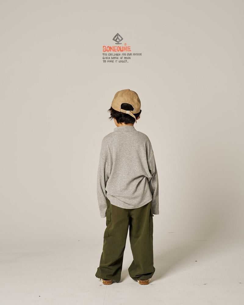 boneoune / half neck tee【for kids, Jr. 】