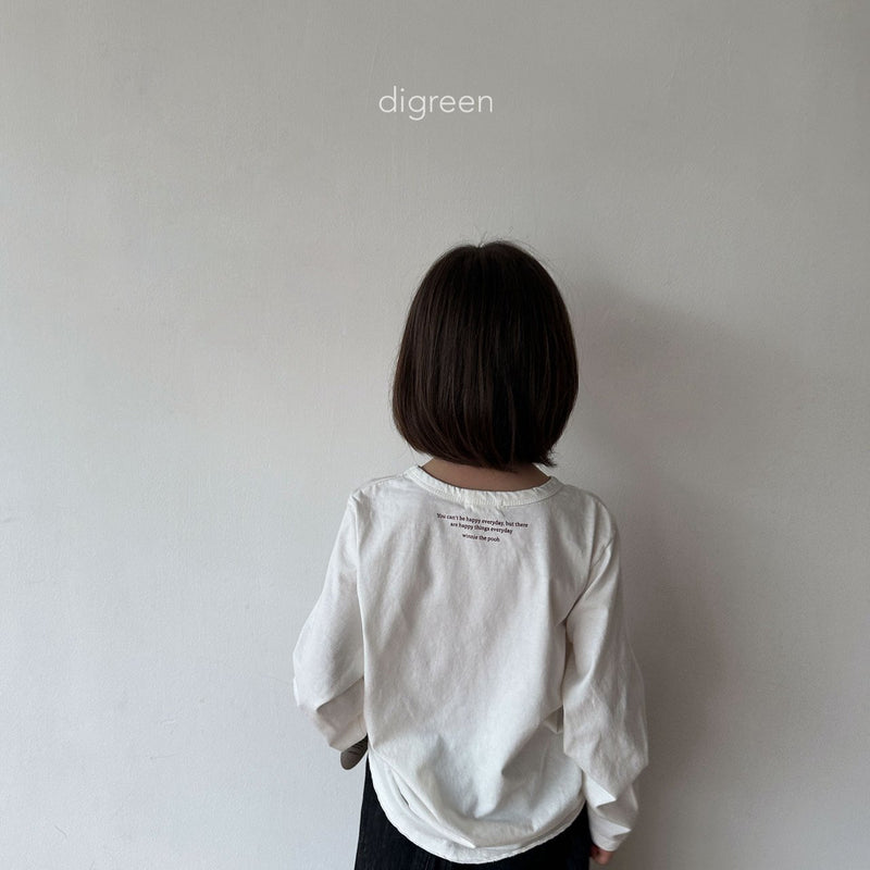 digreen / letter tee