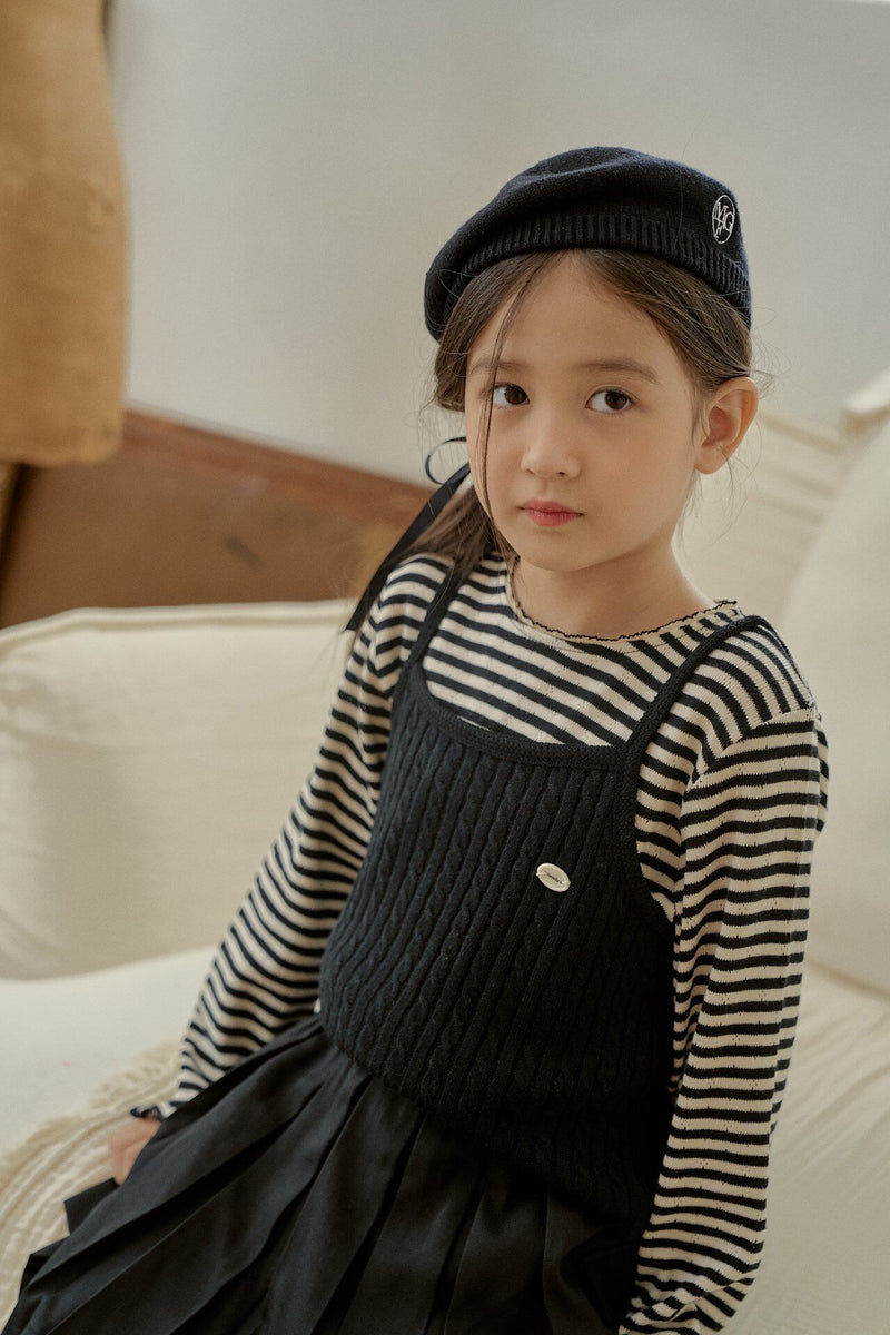 momo ann / knit bustier【for kids】