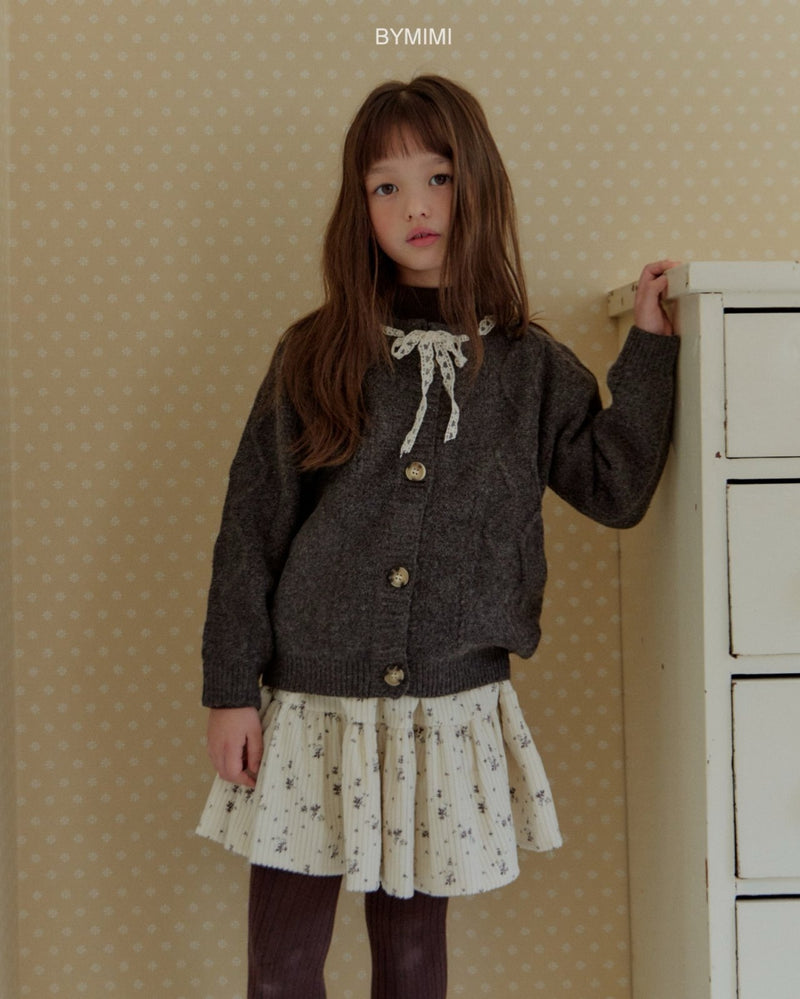 by mimi  / corduroy  skirt【for kids , jr】