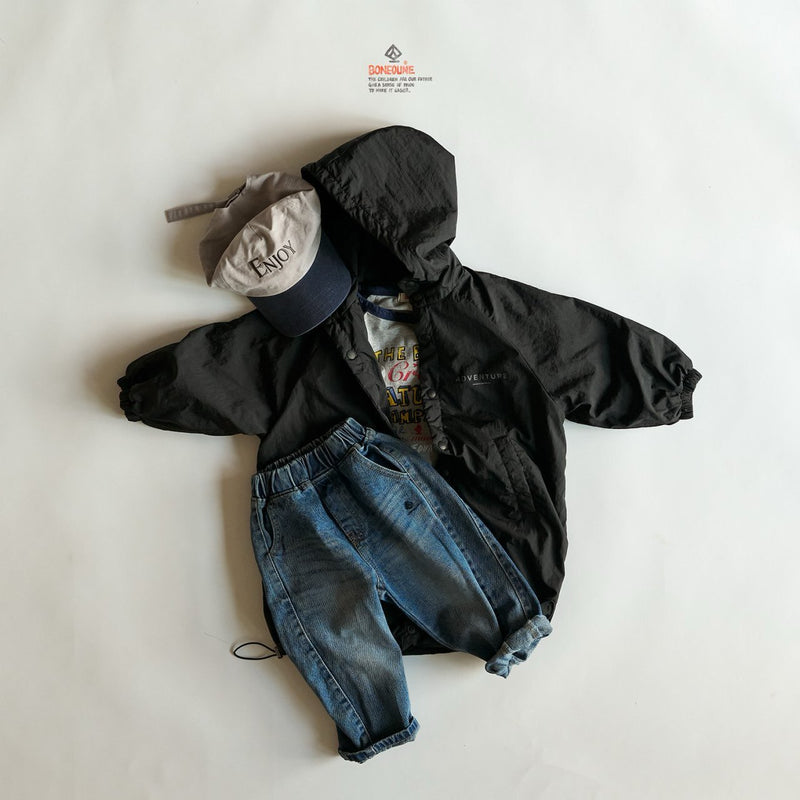 boneoune / side denim pants【for kids, Jr. 】