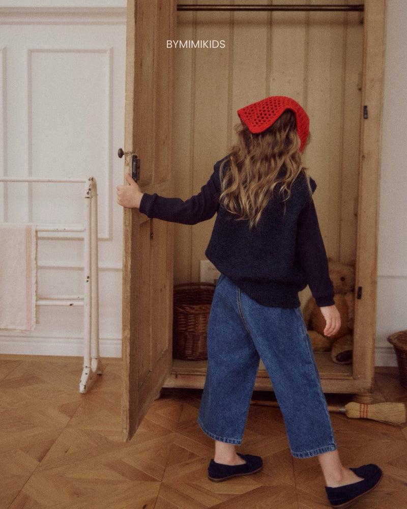 by mimi  / cat knit vest【for kids,Jr. 】