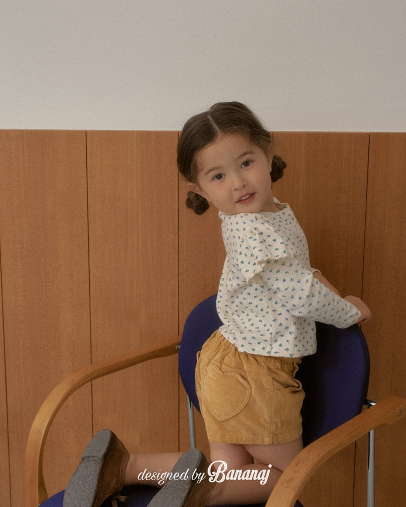 bananaj / blossom tee【for kids & jr.】