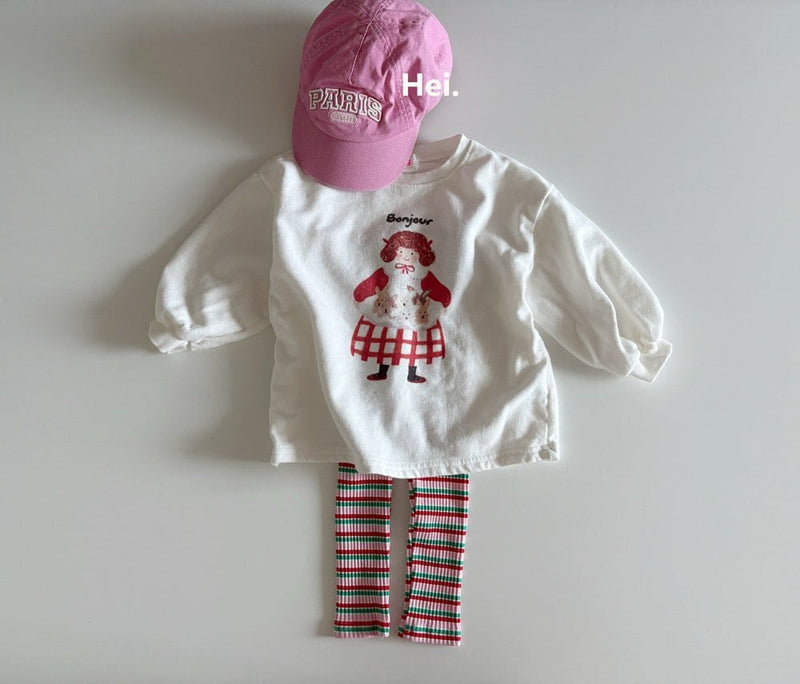 hei. / rabbit and girl tee 【for kids】