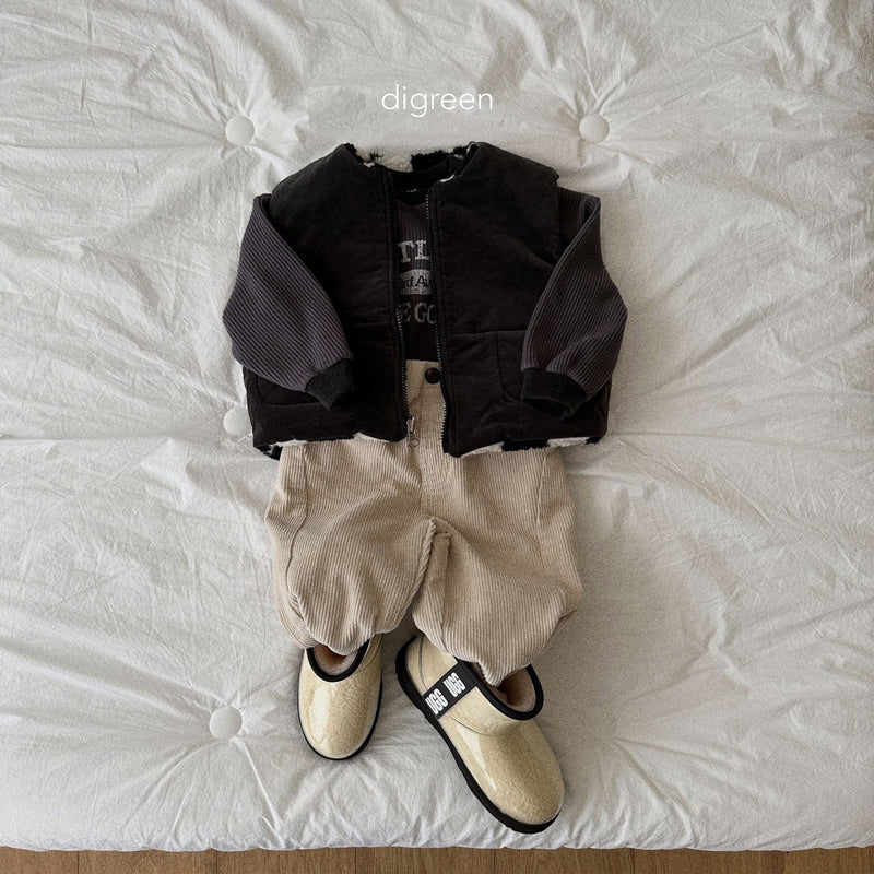 digreen / corduroy pants