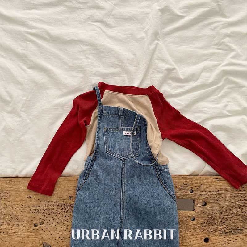 urban rabbit / denim boots cut overall【for kids & Jr.】