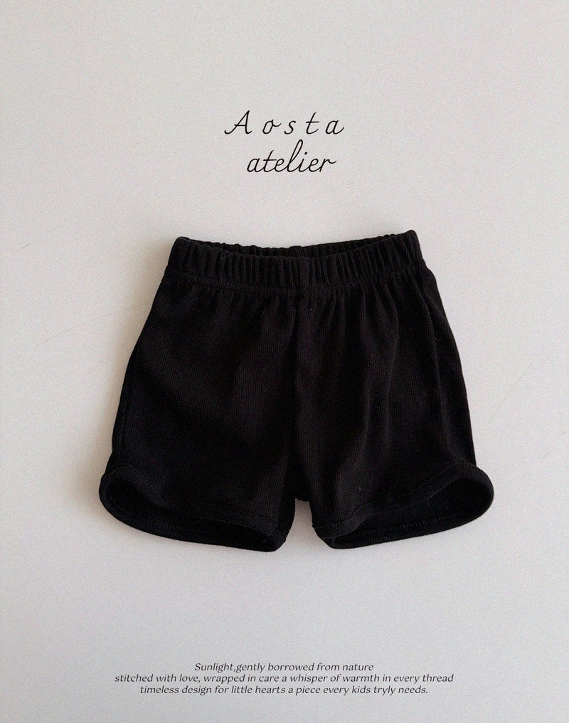aosta / rib short pants【for baby &kids】