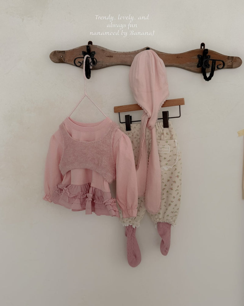 nanamood by banana.j / bebe lopple point tee 【for baby】