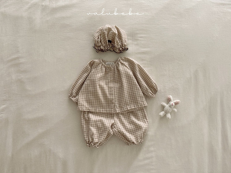 valubebe / pichi check shirt【for baby, kids 】