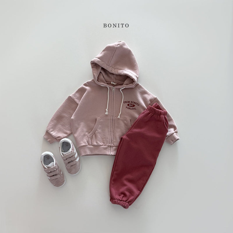 bonito / from bonito hood zip up 【for kids&Jr.】