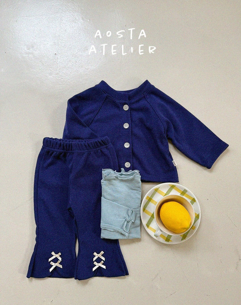 aosta / classic ribbon pants【for baby &kids】