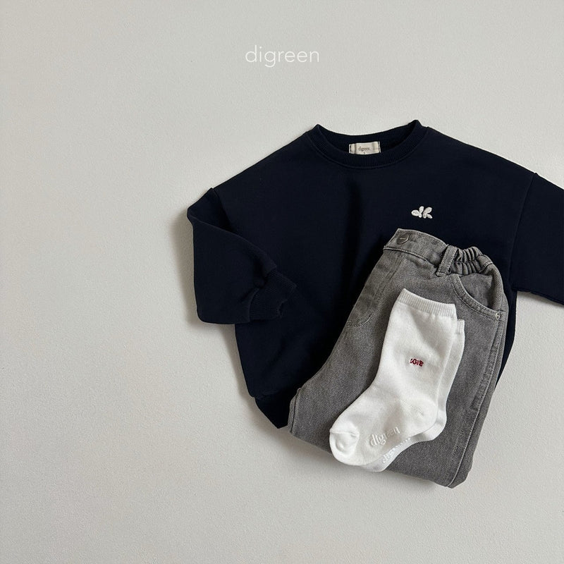digreen / heart socks【for kids】