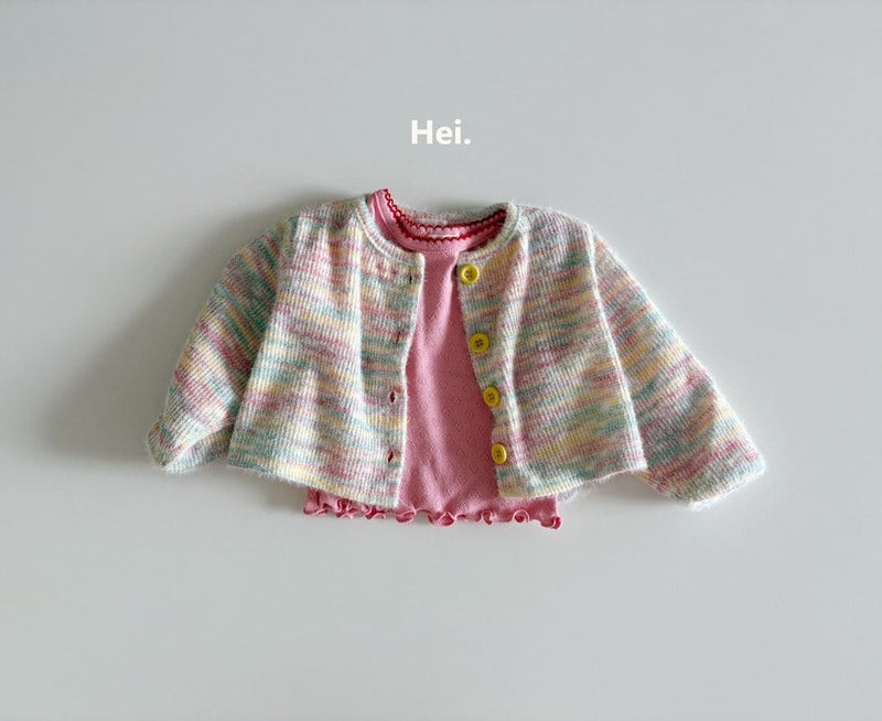 hei. / rainbow cardigan 【for kids】