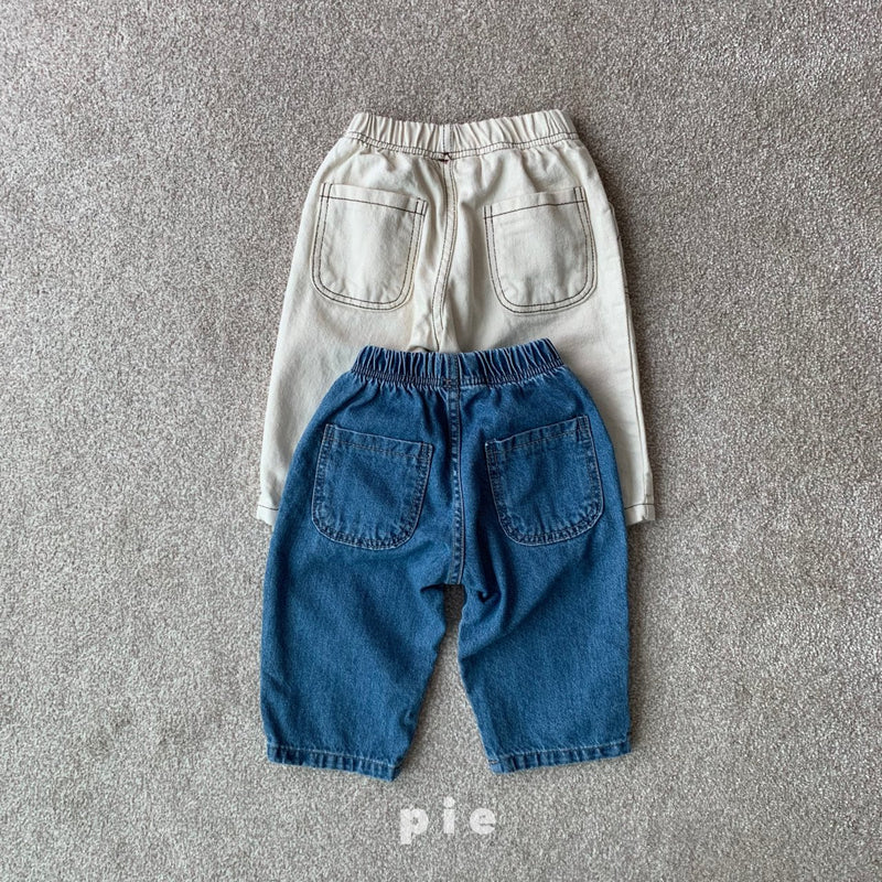 pie/ pie pocket denim