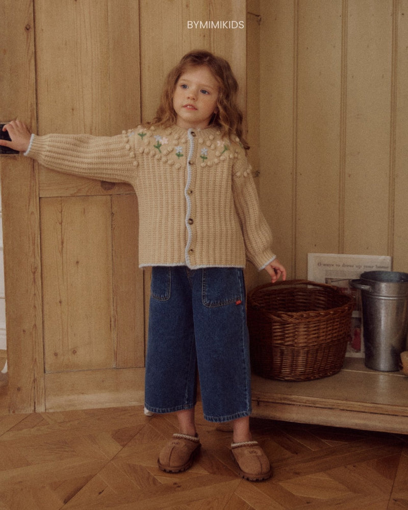 by mimi  / popcorn cardigan【for kids,Jr. 】