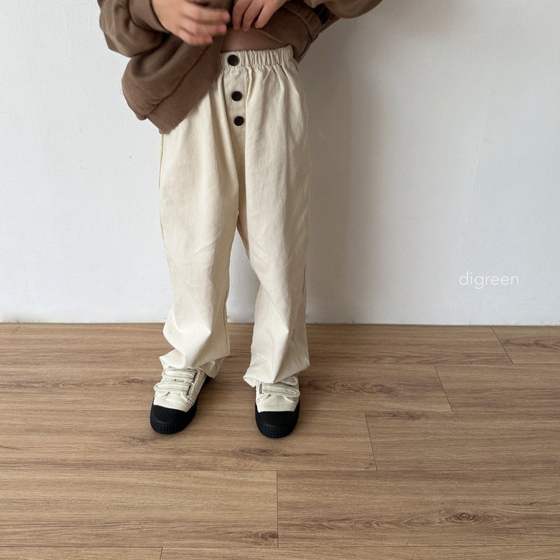 digreen / eyelet pants