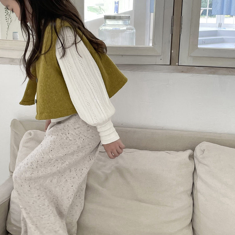 loose fit vest【for kids , jr】