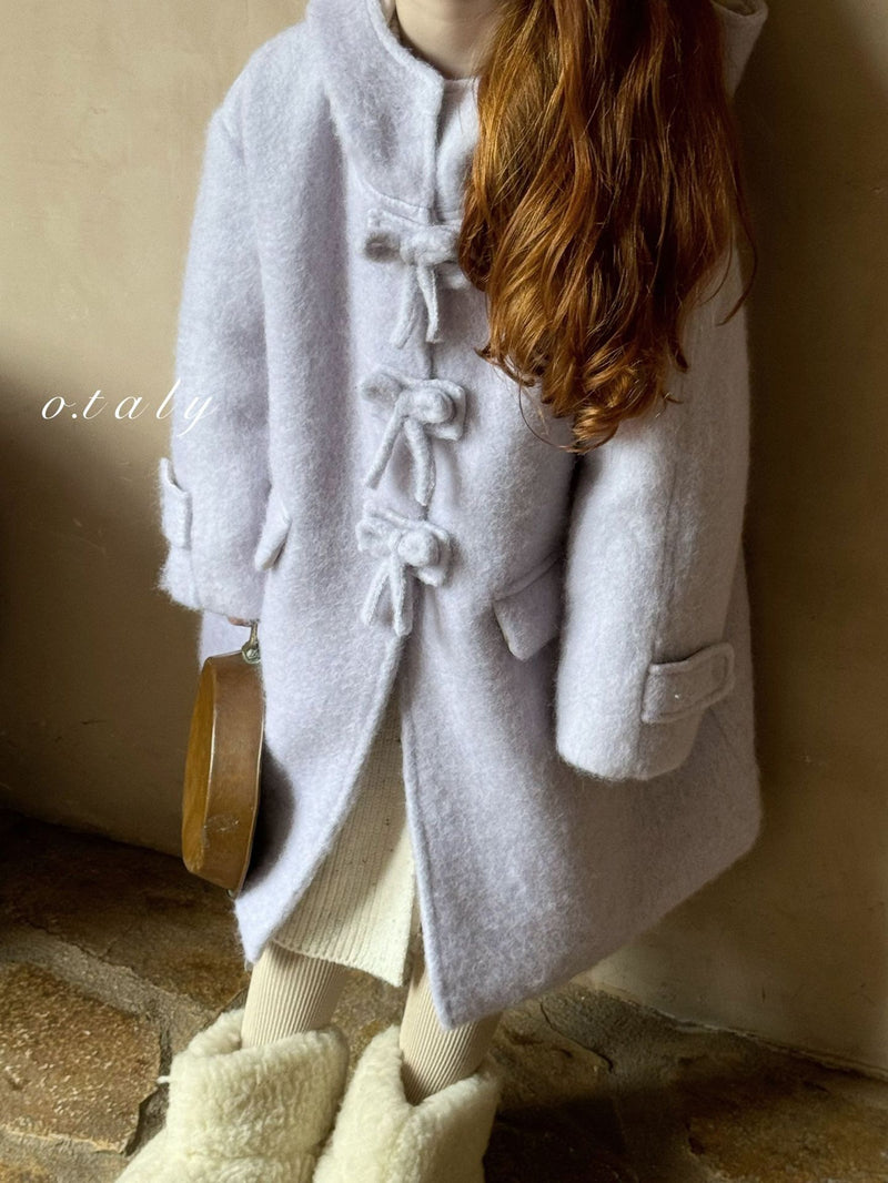 otaly / tres ribbon coat【for kids , jr】