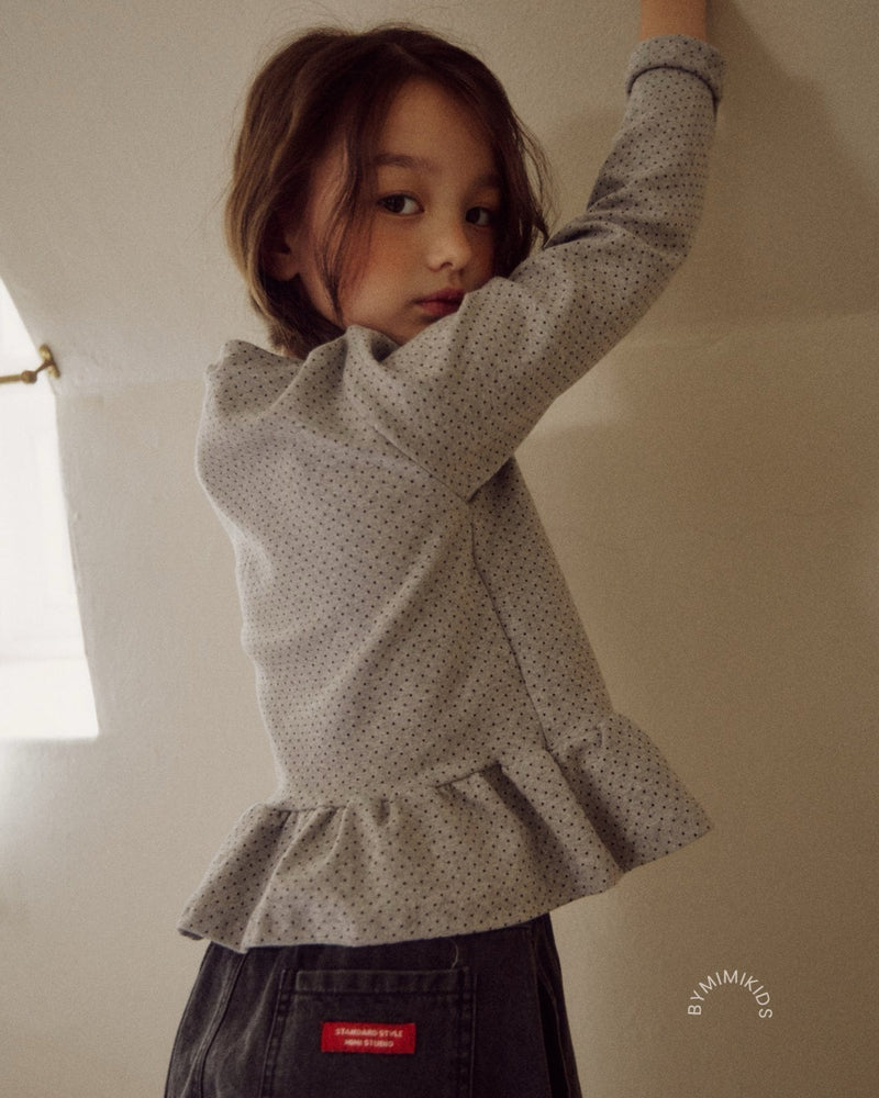 by mimi  / mini dot tee【for kids , jr】