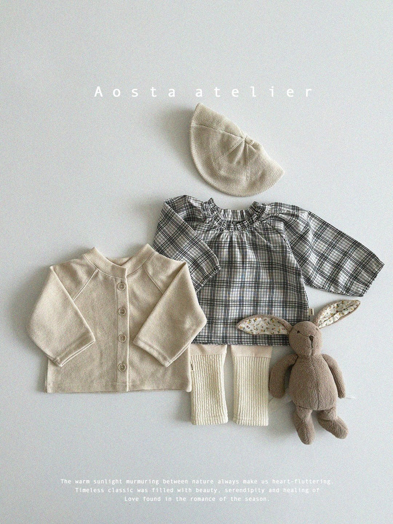 aosta / le check blouse【for baby &kids】