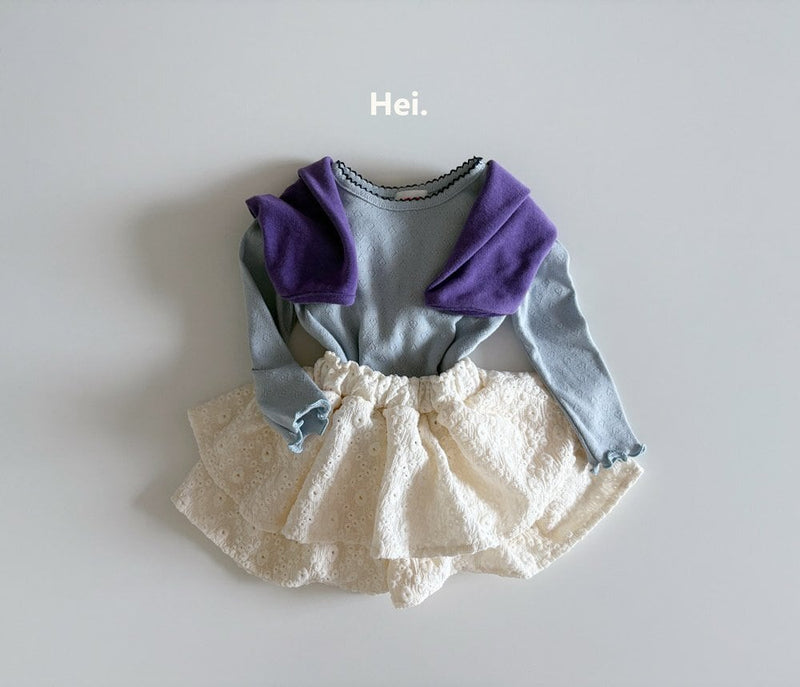 hei. / lace currot skirt【for  kids】