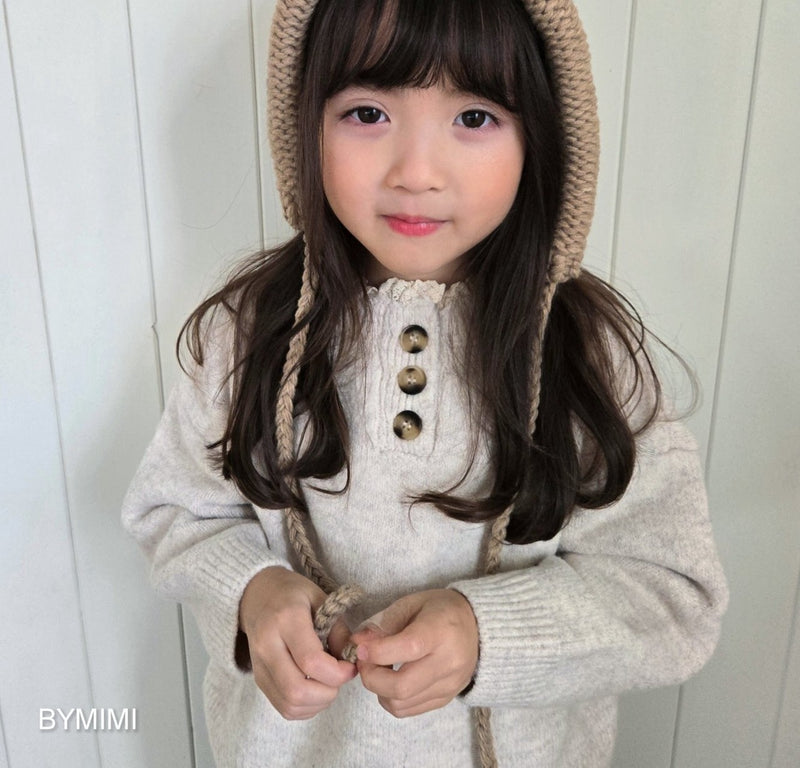 by mimi  / baguette knit tee【for kids , jr】