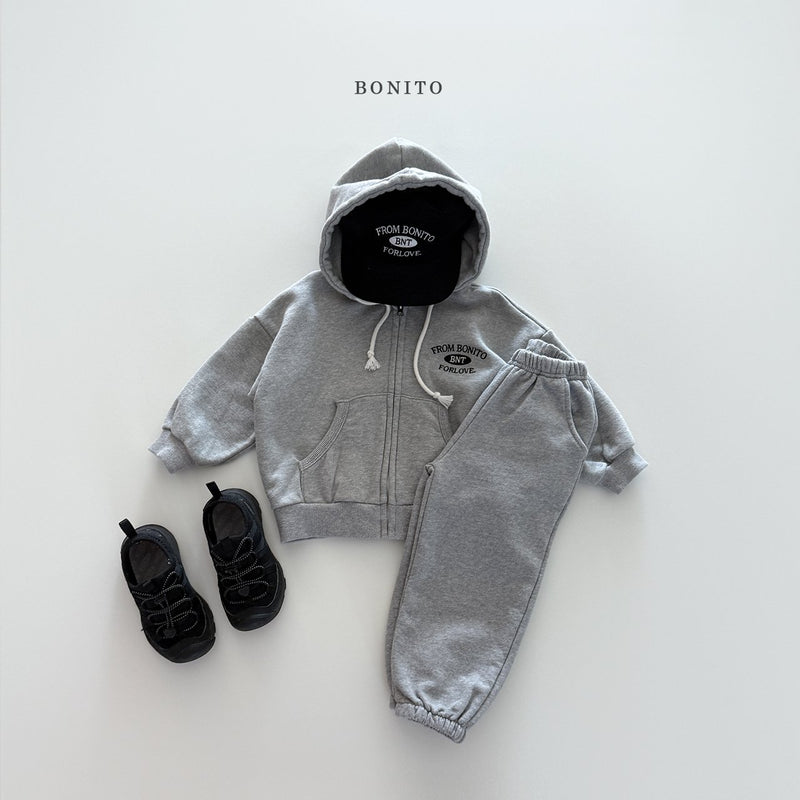 bonito / from bonito hood zip up 【for kids&Jr.】