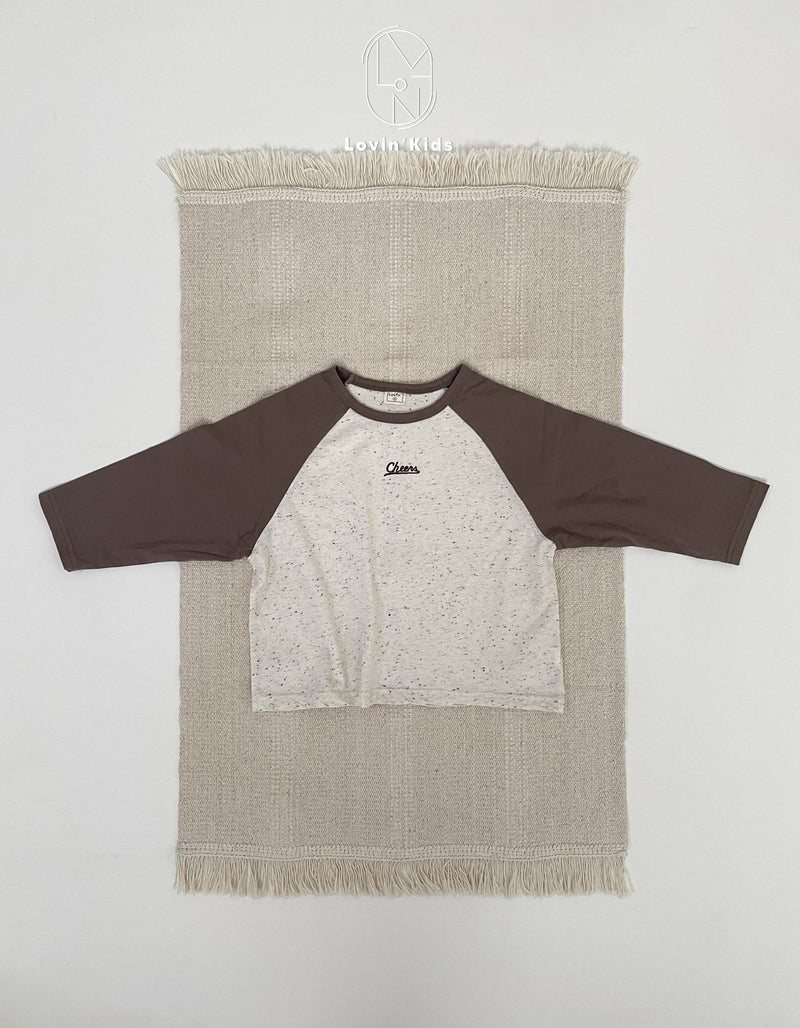 lovin / cheers raglan t-shirt【for kids & adult】