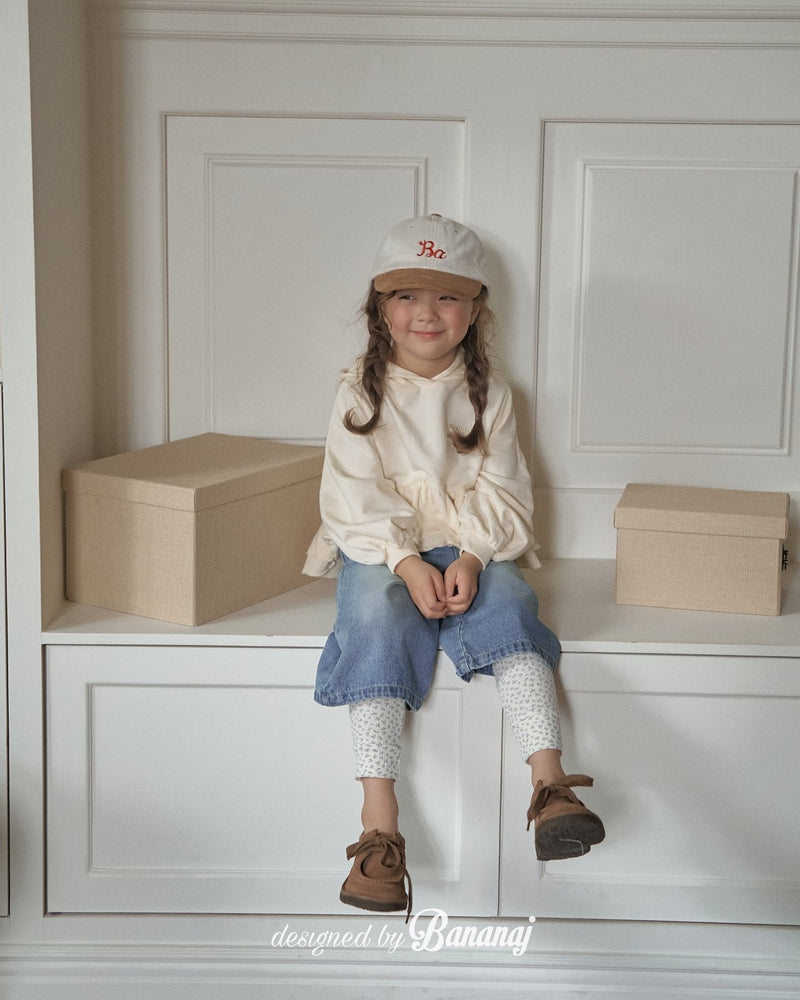 bananaj / lace banding leggings【for kids & jr.】
