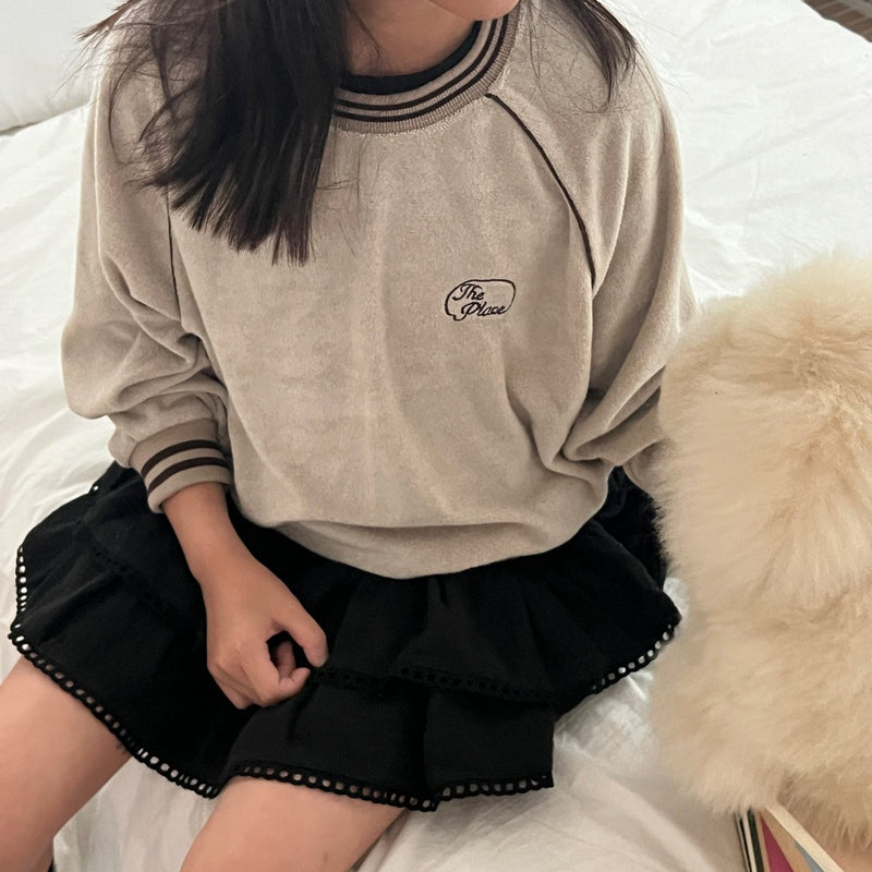 Minimal/ structure cancan skirt【for kids & jr.】