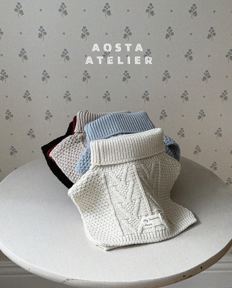 aosta / knit neck warmer