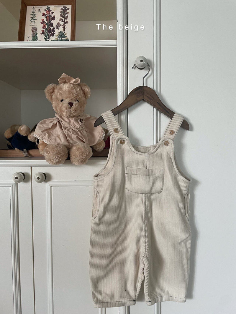 the beige / stitch overall