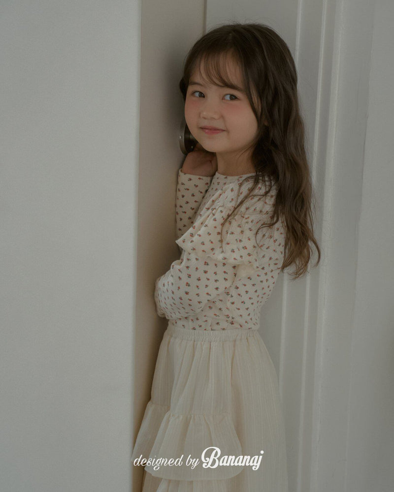 bananaj / blossom tee【for kids & jr.】