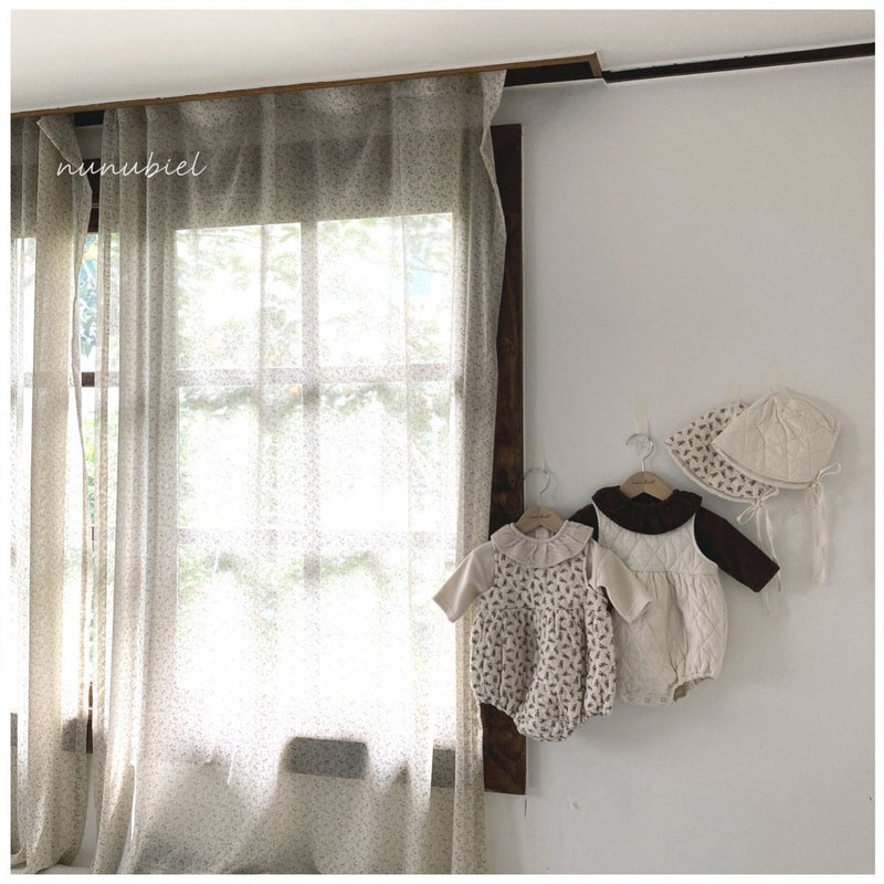 nunubiel / quilting romper & bonnet