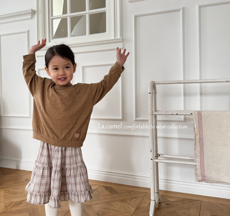 la camel  / elmu skirt【for  kids】