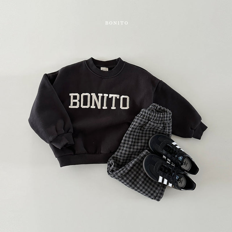 bonito / wool check pants
