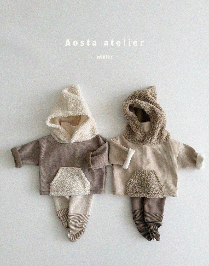 aosta / choco hoody