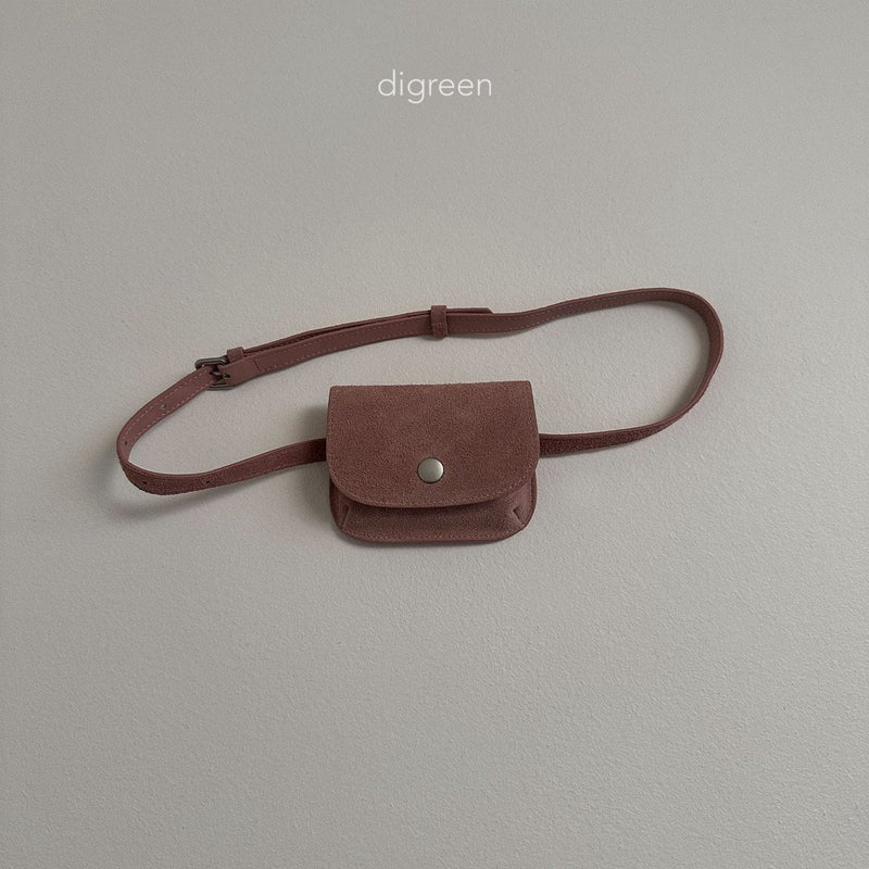 digreen / mini suede belt bag