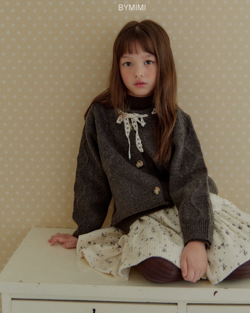 by mimi  / corduroy  skirt【for kids , jr】