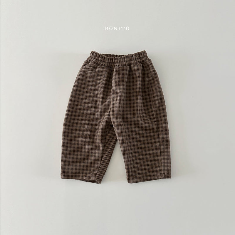 bonito / corduroy check pants