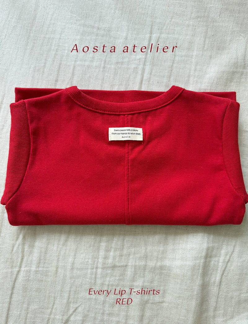 aosta /  every rib tee【for baby&kids】