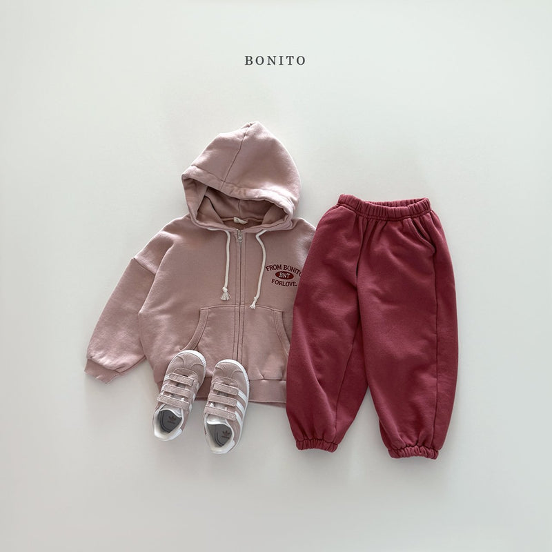 bonito / from bonito hood zip up 【for kids&Jr.】