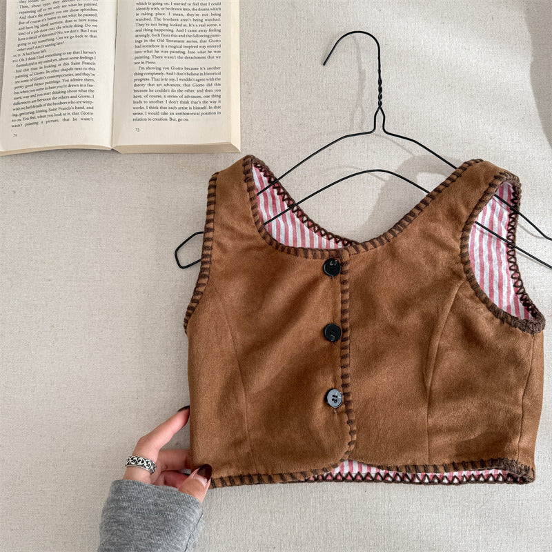 point stitch vest【for kids 】