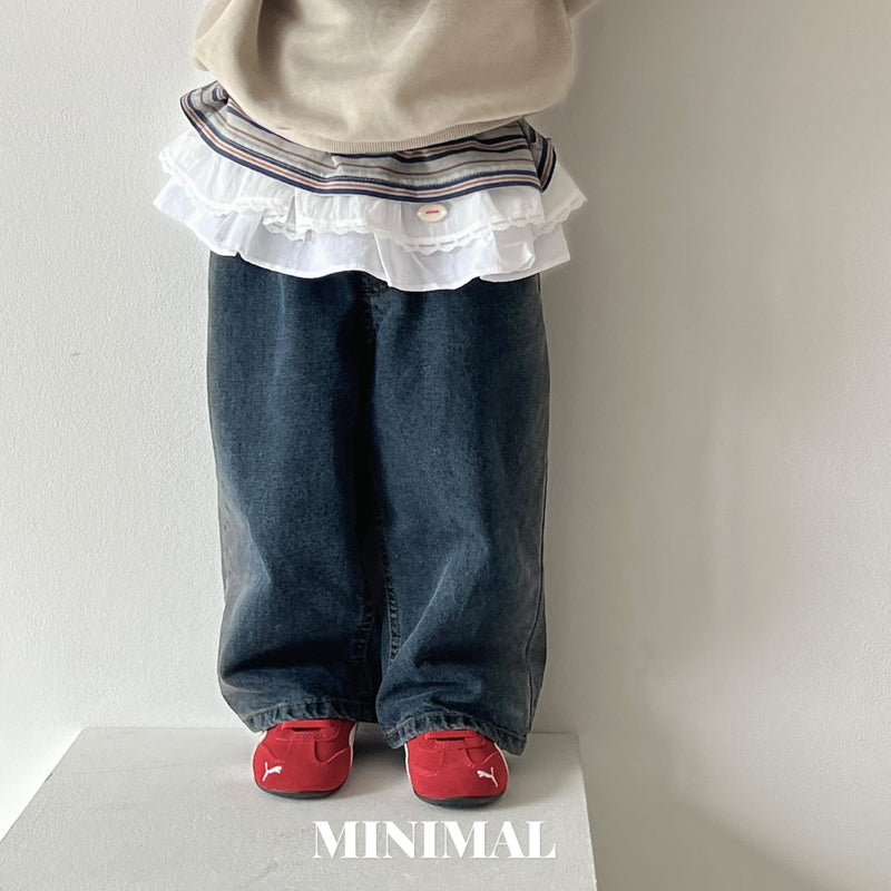 minimal / chappy layered skirt【for kids &Jr.】