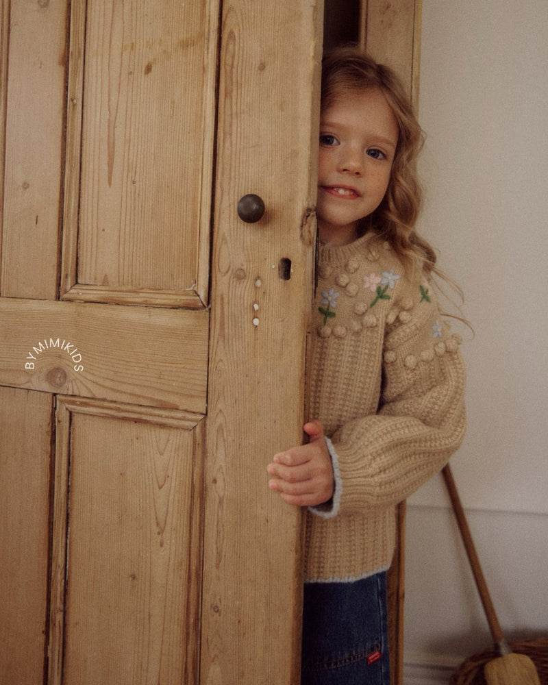by mimi  / popcorn cardigan【for kids,Jr. 】