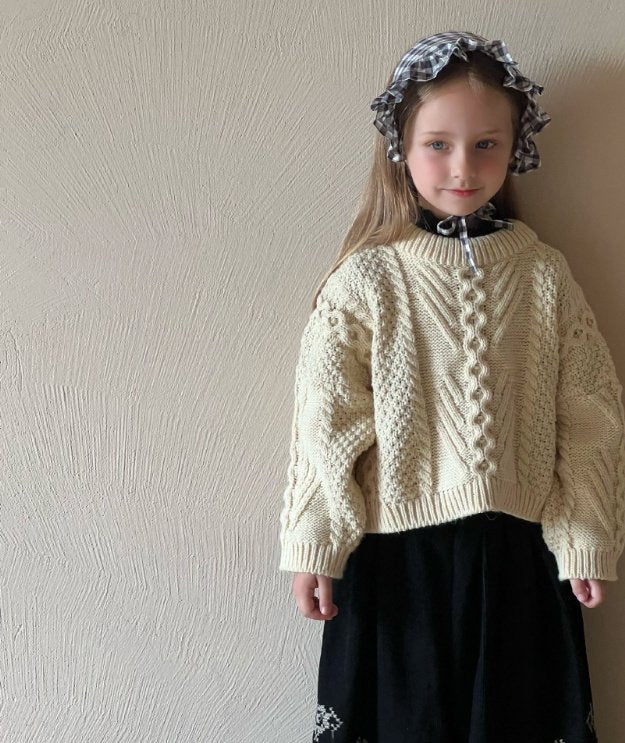 otaly / cable knit【for kids , jr】