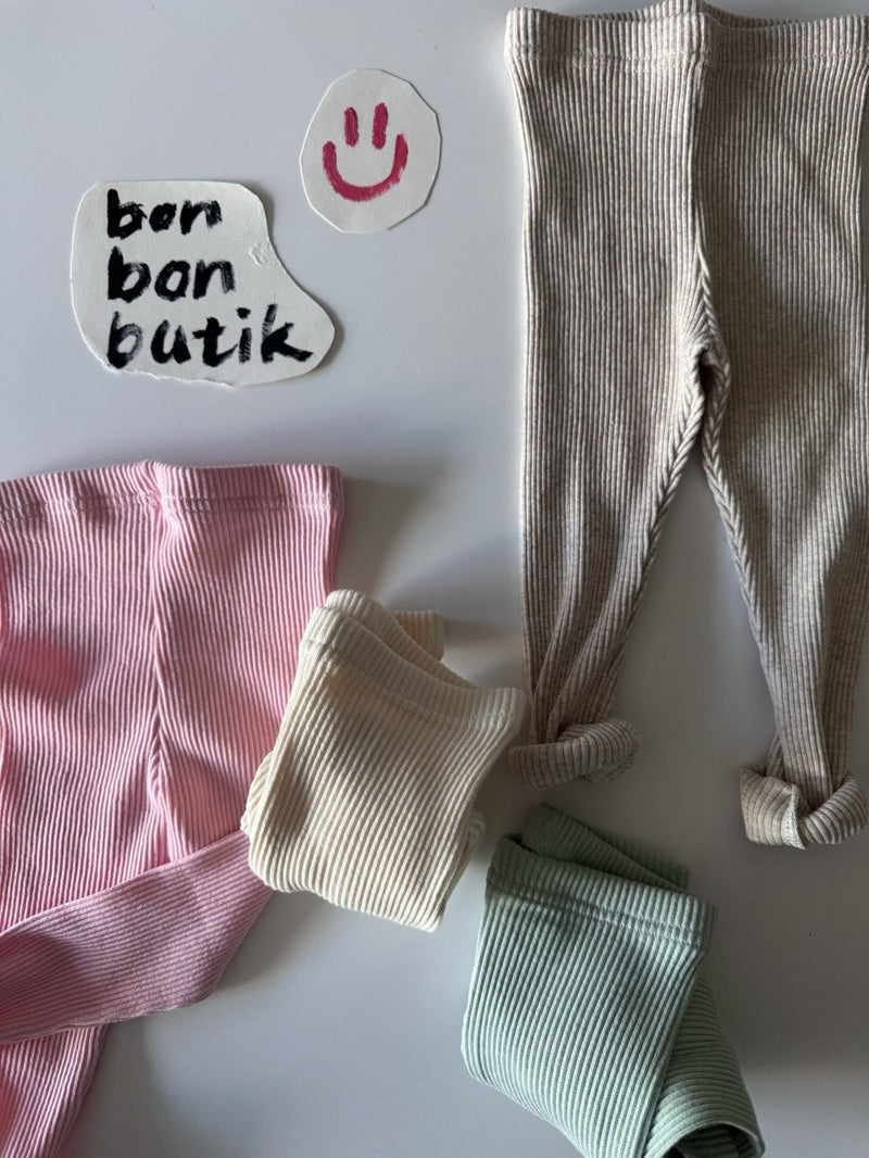 bonbon butik / rib leggings【for kids & jr.】