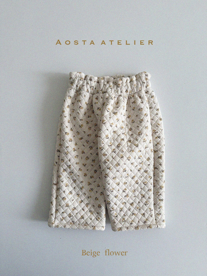 aosta / quilted pants